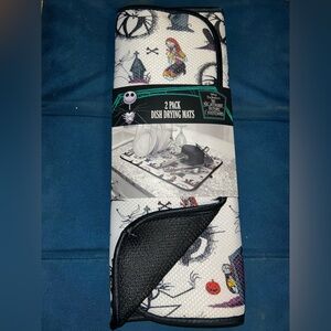 Disney Nightmare Before Christmas Dish Drying Mats - Black and White